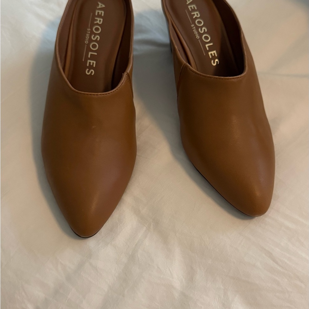 NWT AEROSOLES Camia Wedge Mule